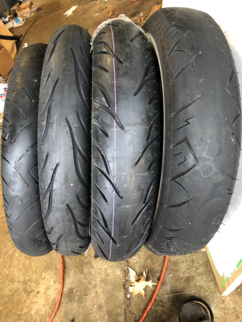 New shoes vs old.