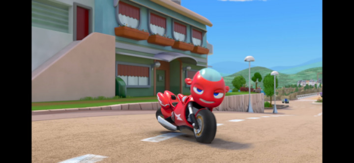 Watching Ricky Zoom