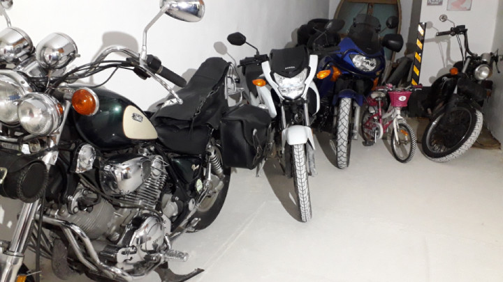 As long as it's on two wheels, the big ones will accept her.