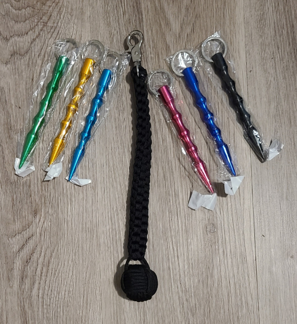 Mini whip with self Defense Keychain