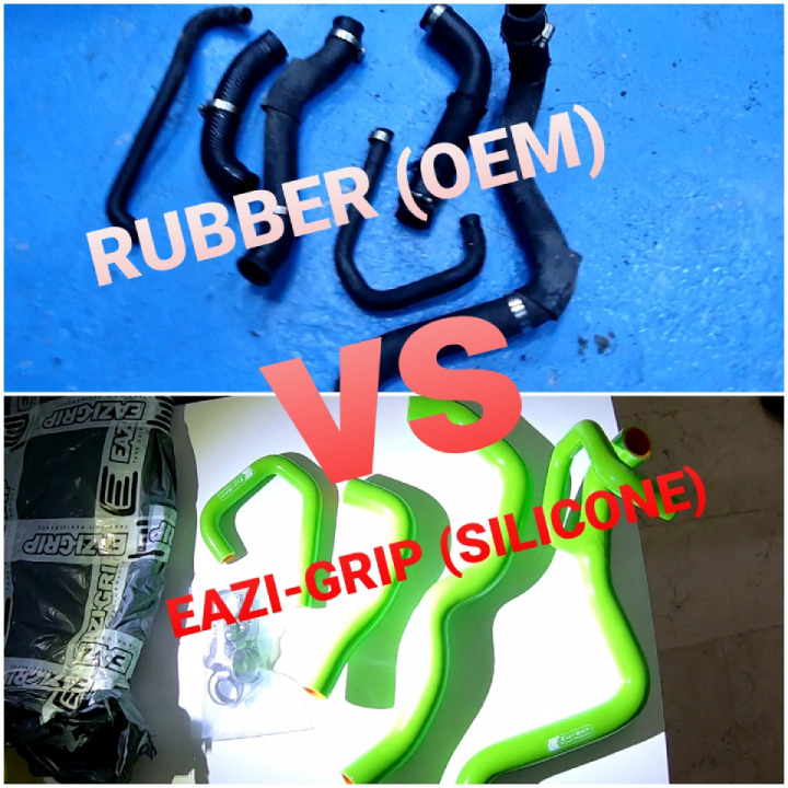 Coolant Hose Kit Rubber vs Silicone https://youtu.be/4Qdc-6gLFGw