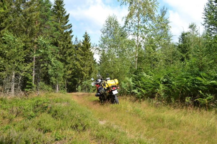 Following abandoned railway routes 