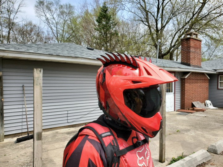 New helmet I guess I like red?
