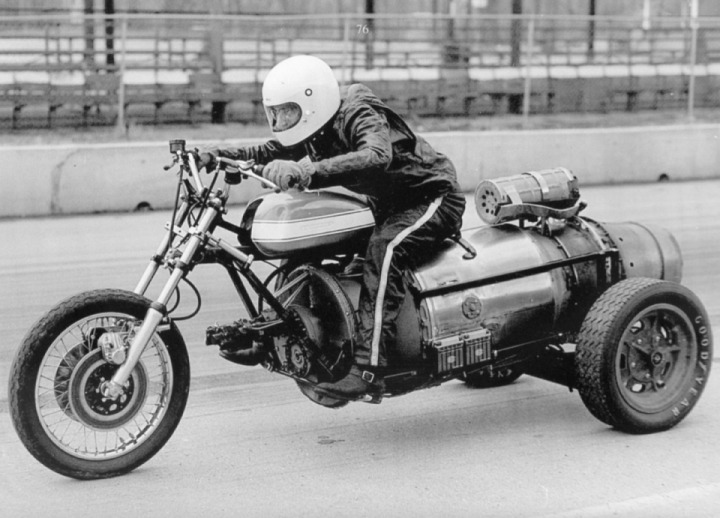 EJ Potter's Jet Trike in 1972