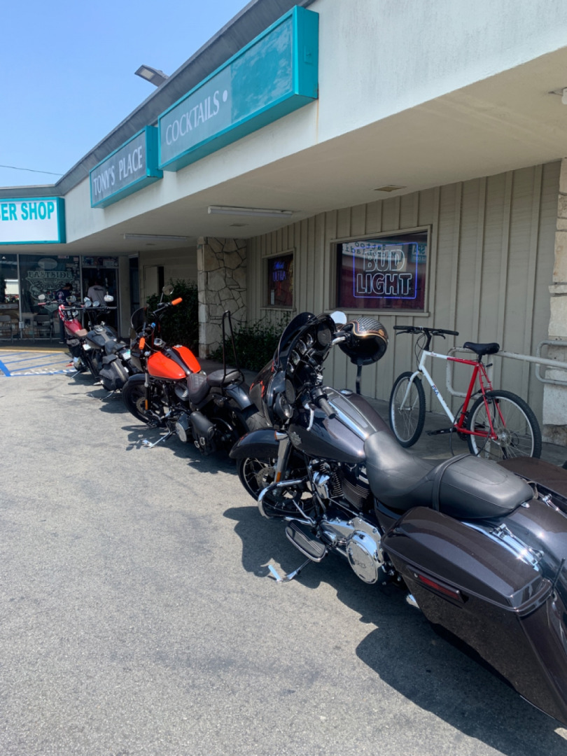 Harleys hanging out