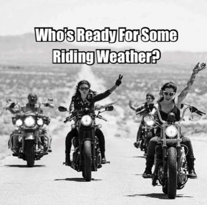 Michigan weather is still horrible to ride.