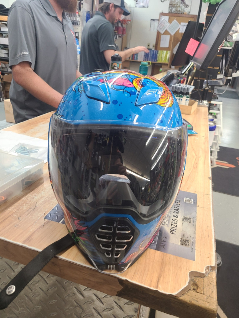 New helmet!