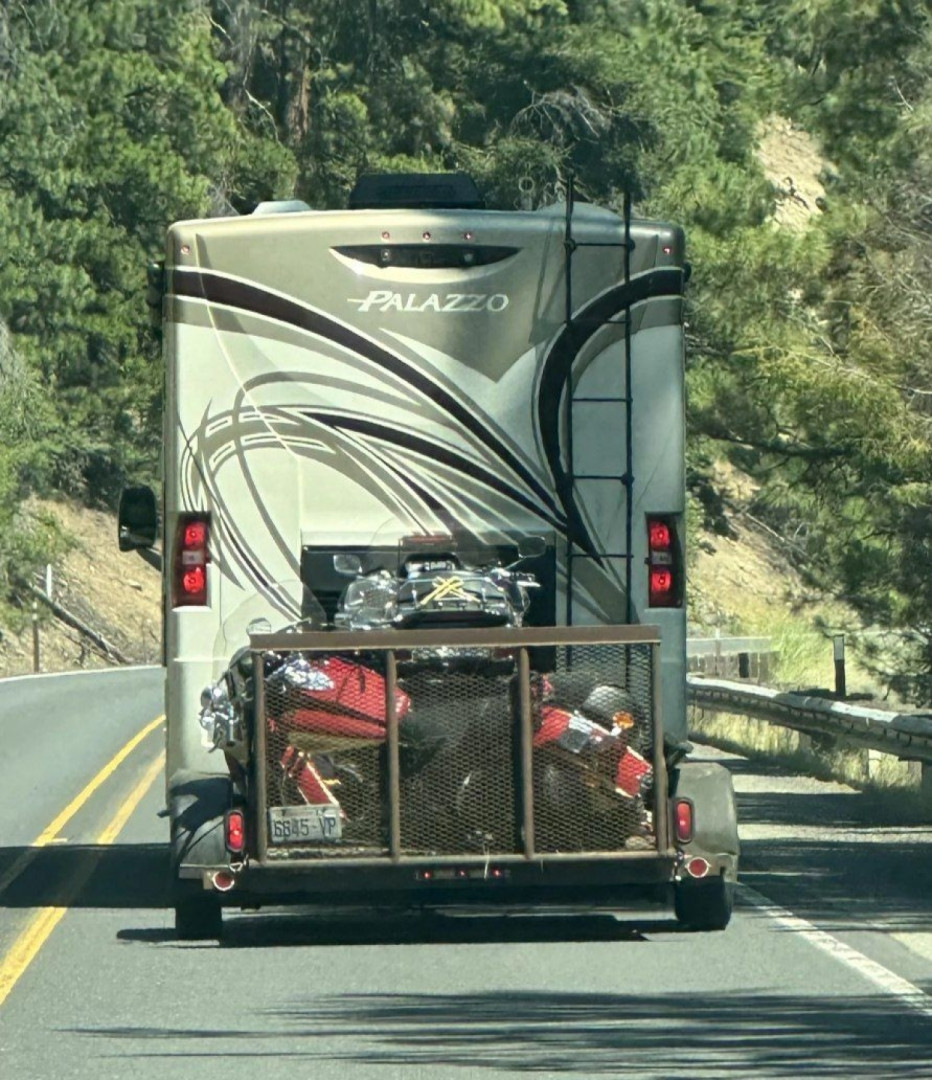 Seeing this bike on its side on a trailer makes my heart hurt