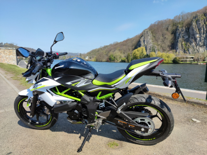 My new Kawasaki Z125 performance