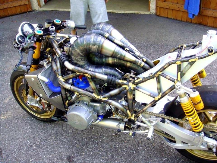 Honda NS 500 imitation build.