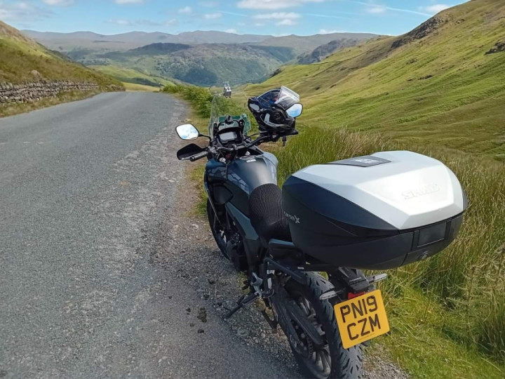 New lid, LS2 Advant -X and a new front tyre, Michelin Road 6