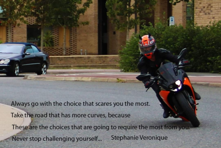 Never stop challenging yourself ?