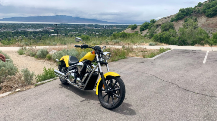 Big bro bought a new bike