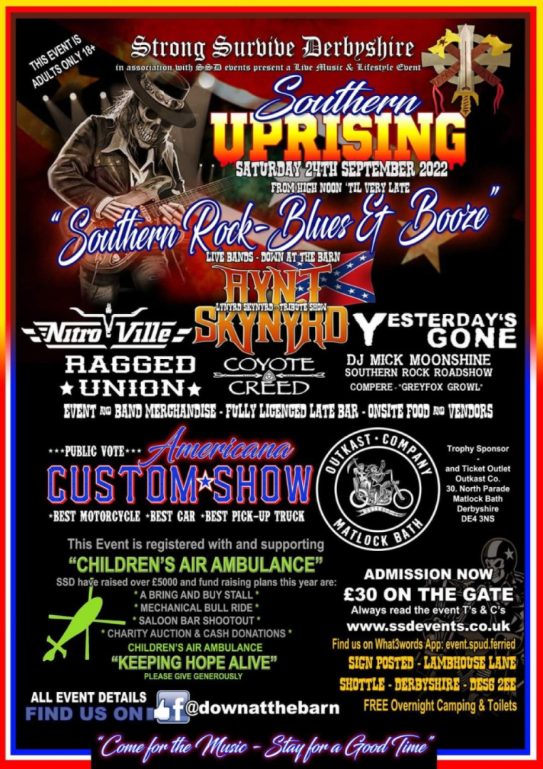Supporting The strong survive Derbyshire this weekend