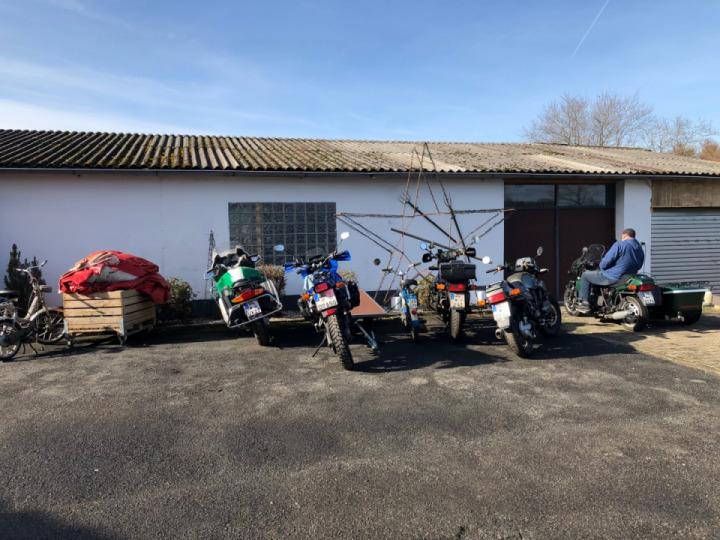 Getting the first part of my collection ready to run for the season to park the winter bikes ??☀️