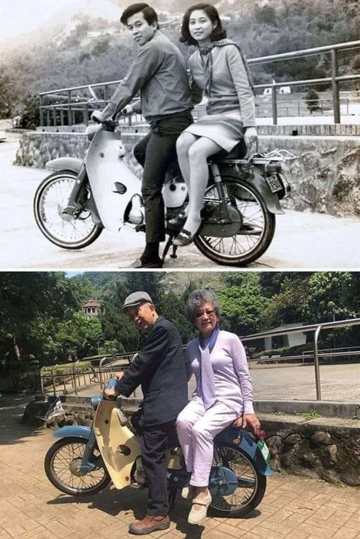 Same bike, same place, 51 years later (1967-2018) ??