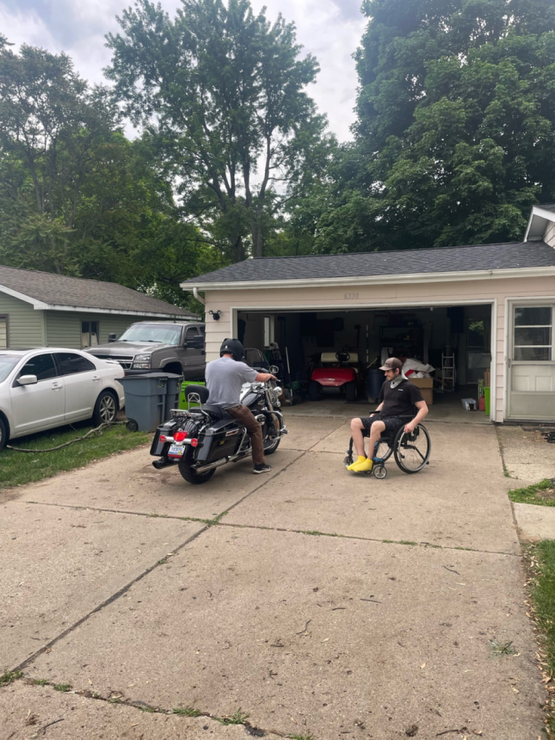 Son riding my RK