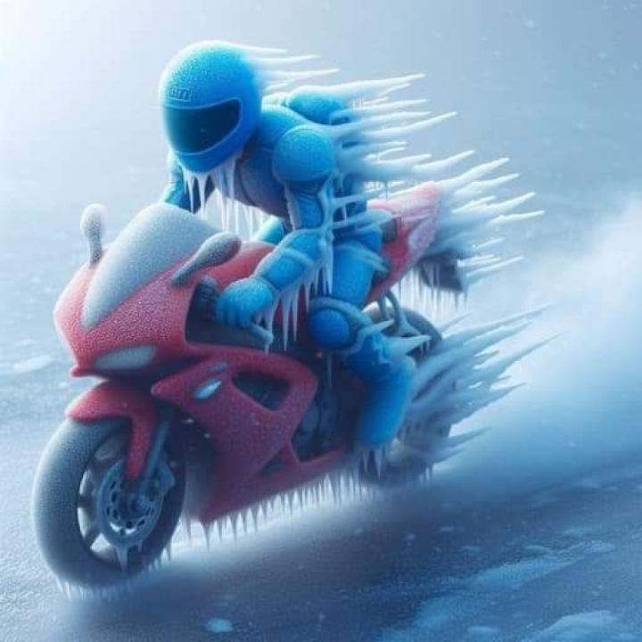 Riding in the UK this morning! Still fun ?