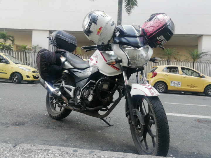 Route and motorbike