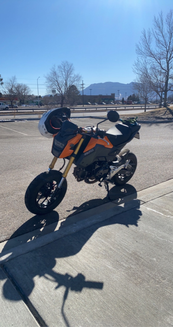 Took the little bike out!