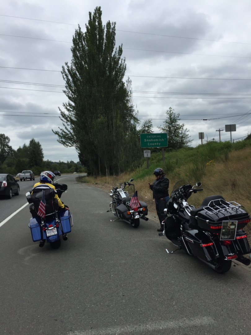 Ride From Seattle, WA to Chilliwack, BC Canada July 2016