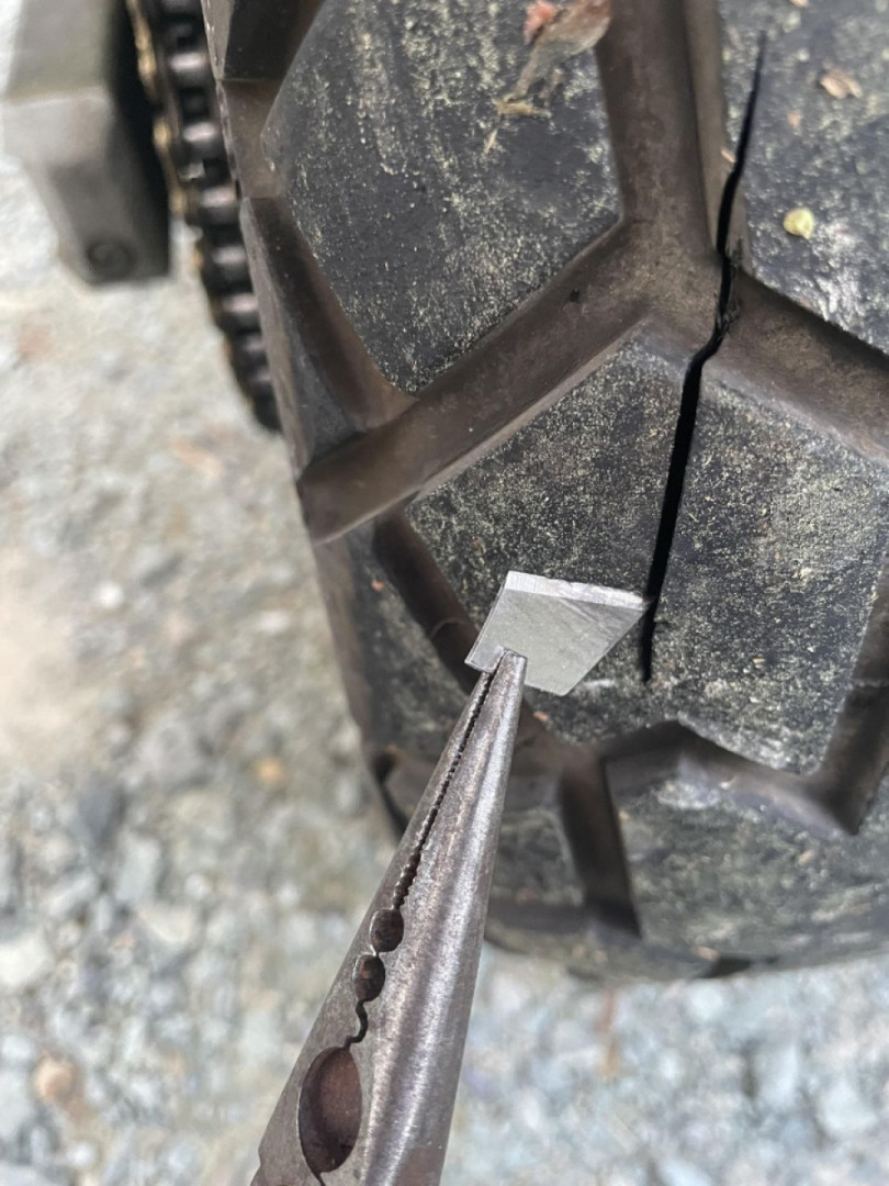 Get to do my first rear wheel removal today