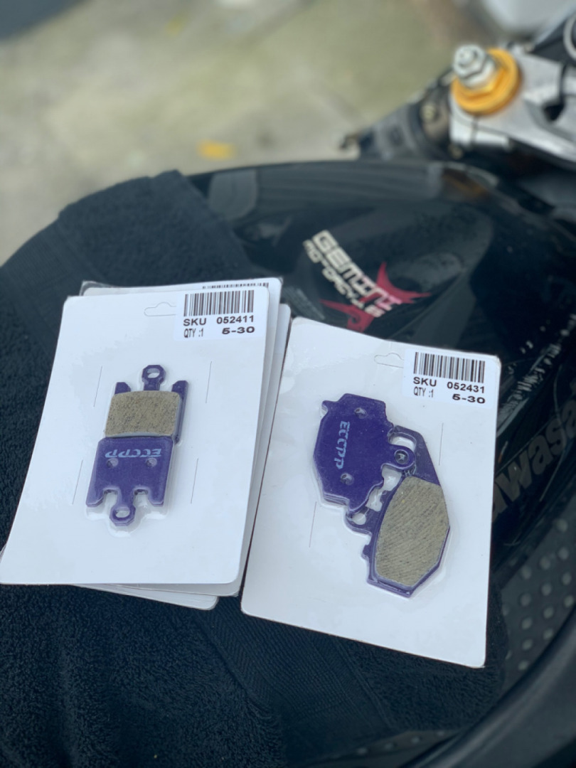 Brake pad change