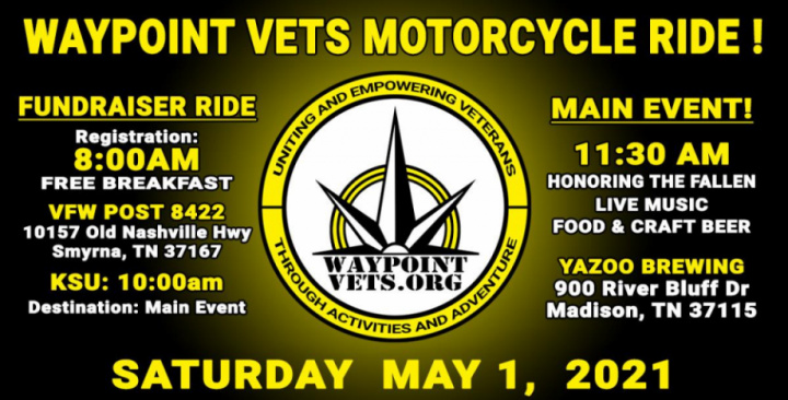 Waypoint Vets Motorcycle Ride!