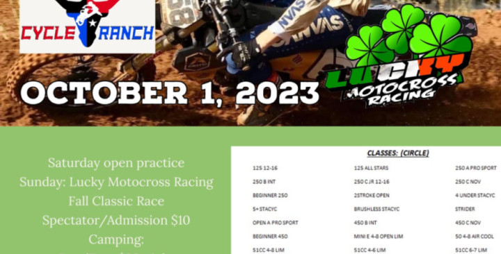 2023 Lucky Motocross Racing Fall Classic