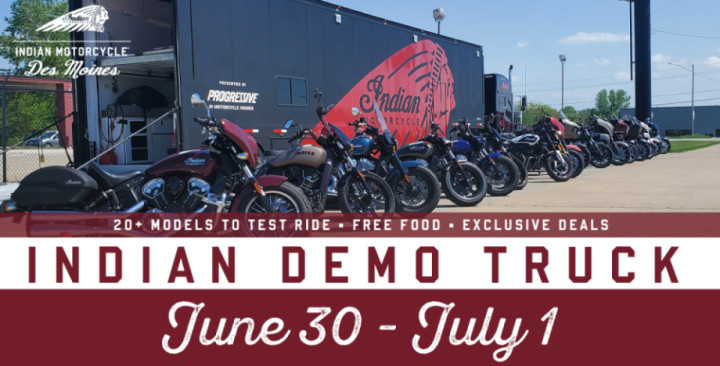 2023 Indian Motorcycle Demo Truck