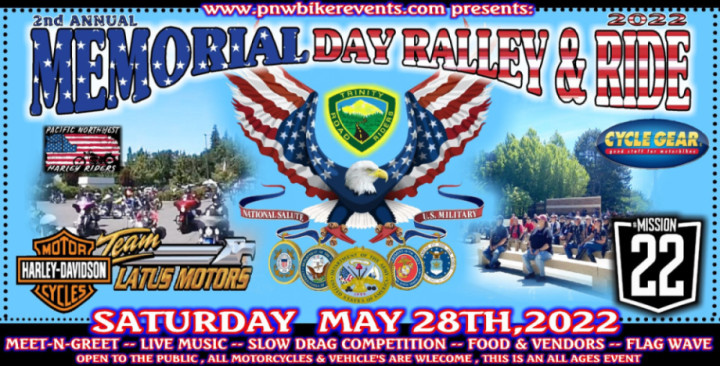 2nd Annual MEMORIAL DAY RALLY&RIDE