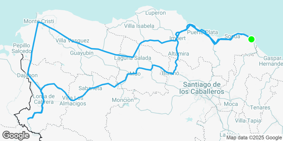 Route map preview