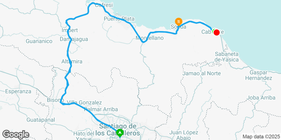 Route map preview