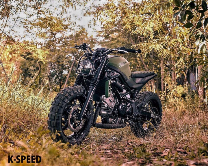 Suzuki SV650 Scrambler “M.44” by K-Speed