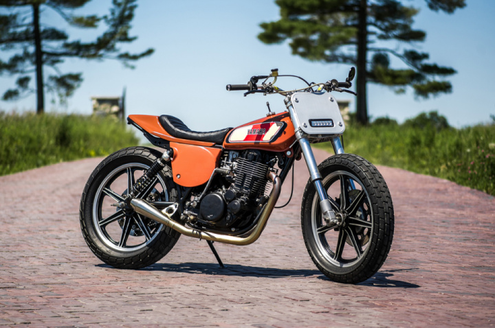 1977 Yamaha XT500 by Bellamy family