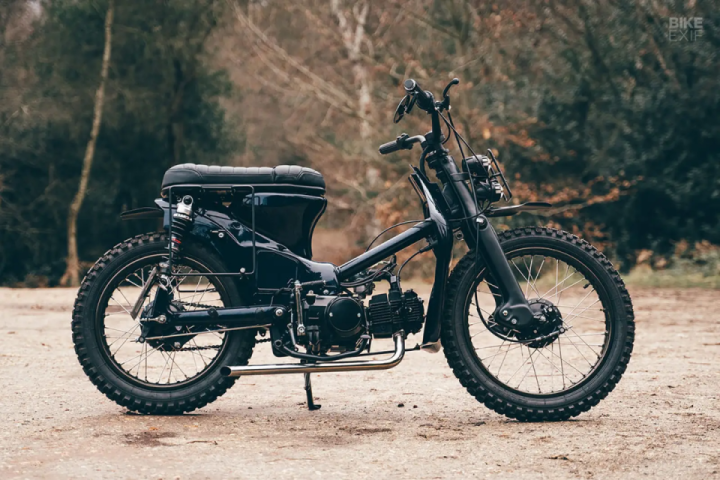 British-built Honda Cub scrambler proves that big isn’t always better.
