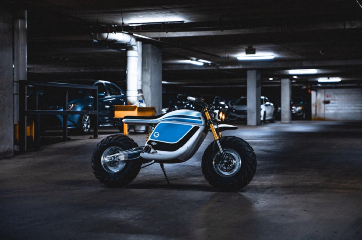 'The Revival Grunt,' a custom build completed by Revival Cycles for electric off-roading motorcycle brand Volcon. Media sourced from Revival Cycles.