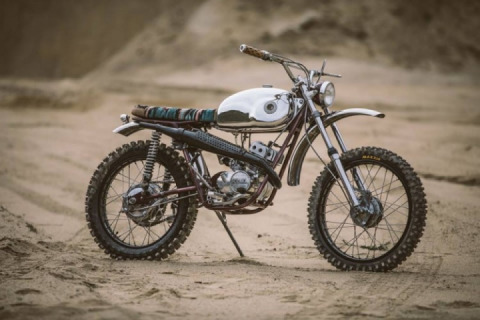 Hodaka Ace Scrambler by Chris Tope