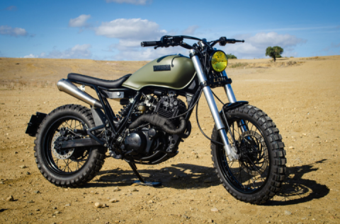 A Custom Yamaha XT600 By Lord Drake Customs
