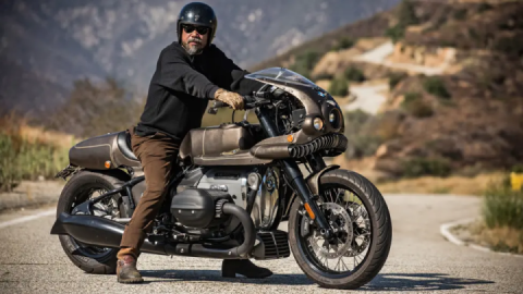 This steampunk BMW R18 custom bike is called The Whale