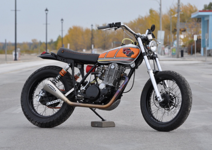 Yamaha TT500 Street Tracker by VZMC Customs