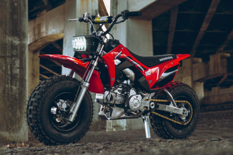 A&J Cycles Just Built the Ultimate Big-Wheeled Honda Pit Bike