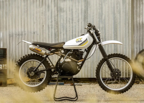 1990 XT250 Yamaha Scrambler build