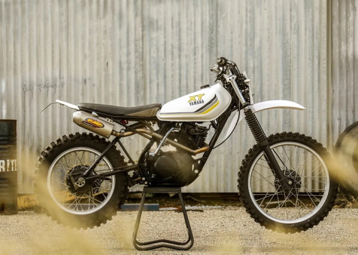 1990 XT250 Yamaha Scrambler build