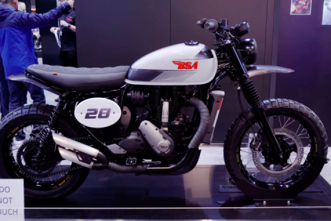BSA Scrambler Concept Revealed At Motorcycle Live