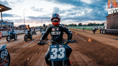 Harley-Davidson Snags Top Podium Flat Track Finish