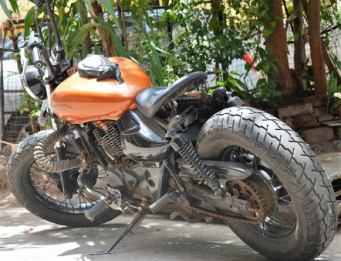 220cc Bajaj Avenger Chopper Edition By Ornithopter Moto Design