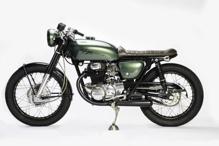 Honda Jade Green 350 by Kott Motorcycles