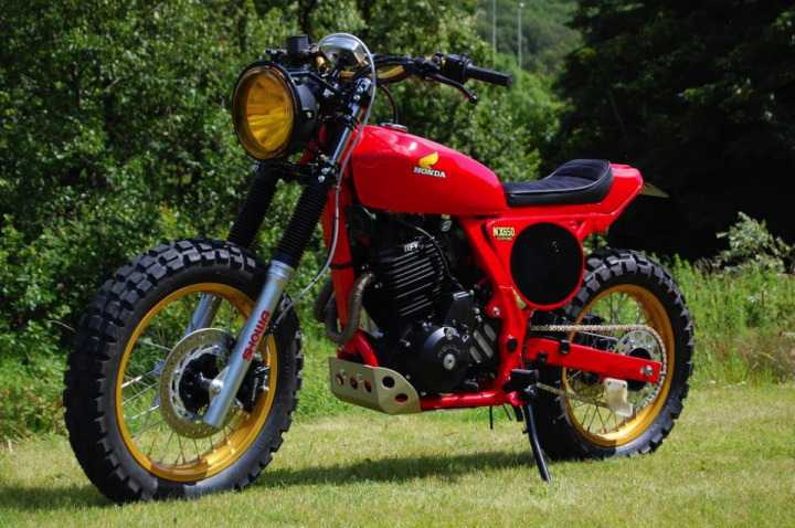 Unique Honda Dominator NX650 custom project