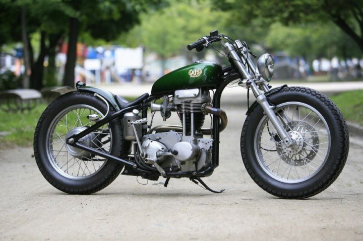British Customs Japanese Style by Heiwa Motorcycle